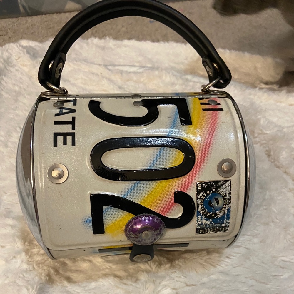 License Plate Purse